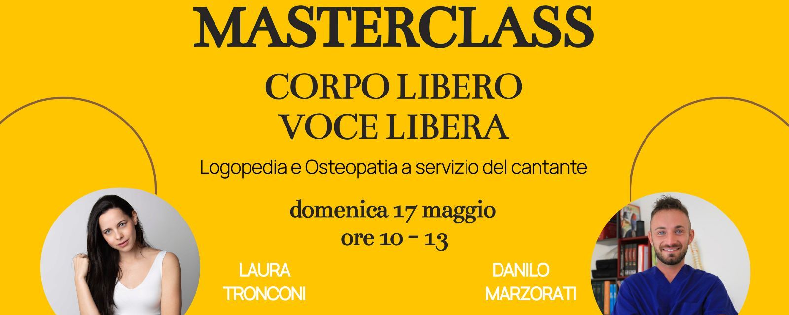 Masterclass: corpo e voce in libertà