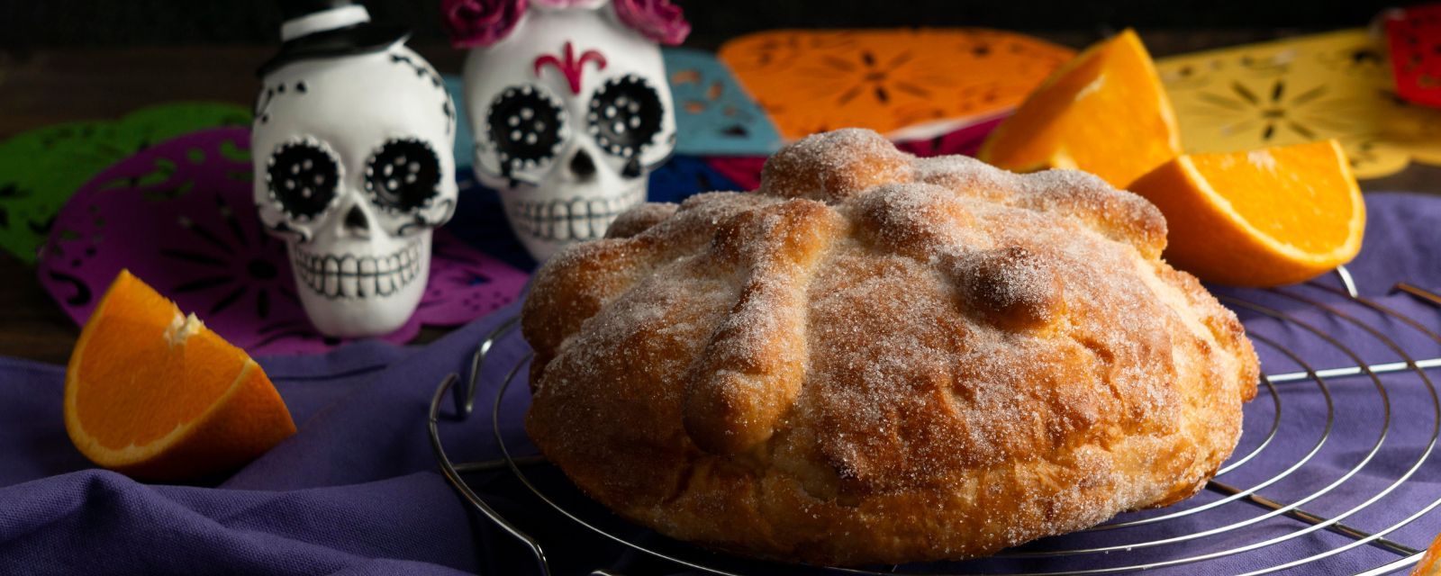 Festeggiamo Halloween con el pan de muerto messicano