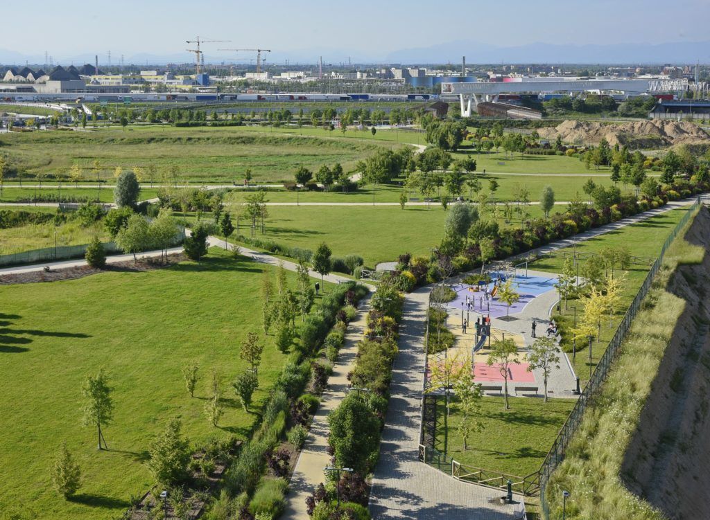 Parco di UPTOWN, quartiere sostenibile ad impatto zero