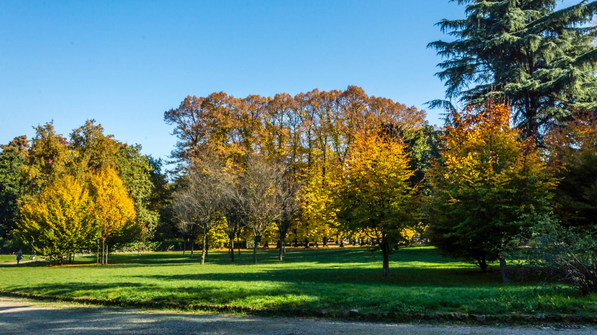 Giardini Indro Montanelli in autunno